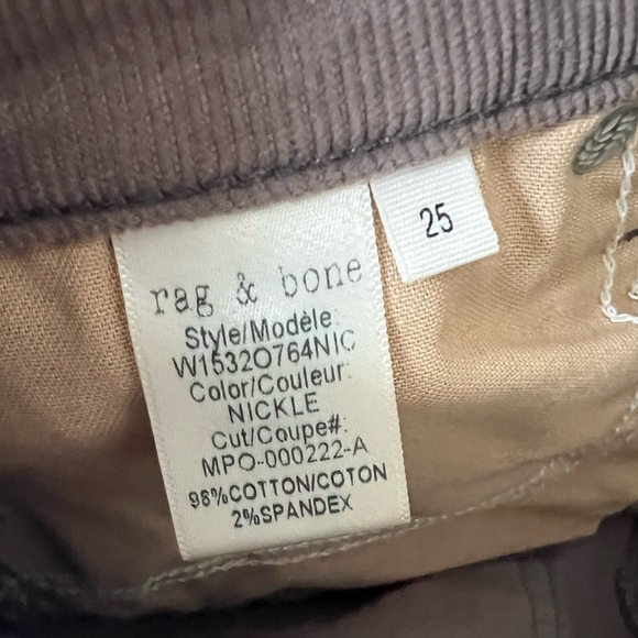 RAG & BONE CORDUROY JEANS - Picture 4 of 8